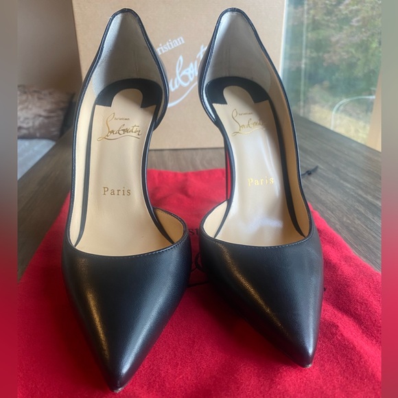Christian Louboutin Iriza 100mm Eu 38.5 Black - worn 1x 🔥 - Picture 5 of 15